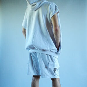 Short blanco cargo